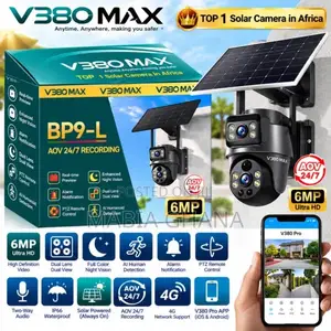 V380 6mp 4g Solar Camera