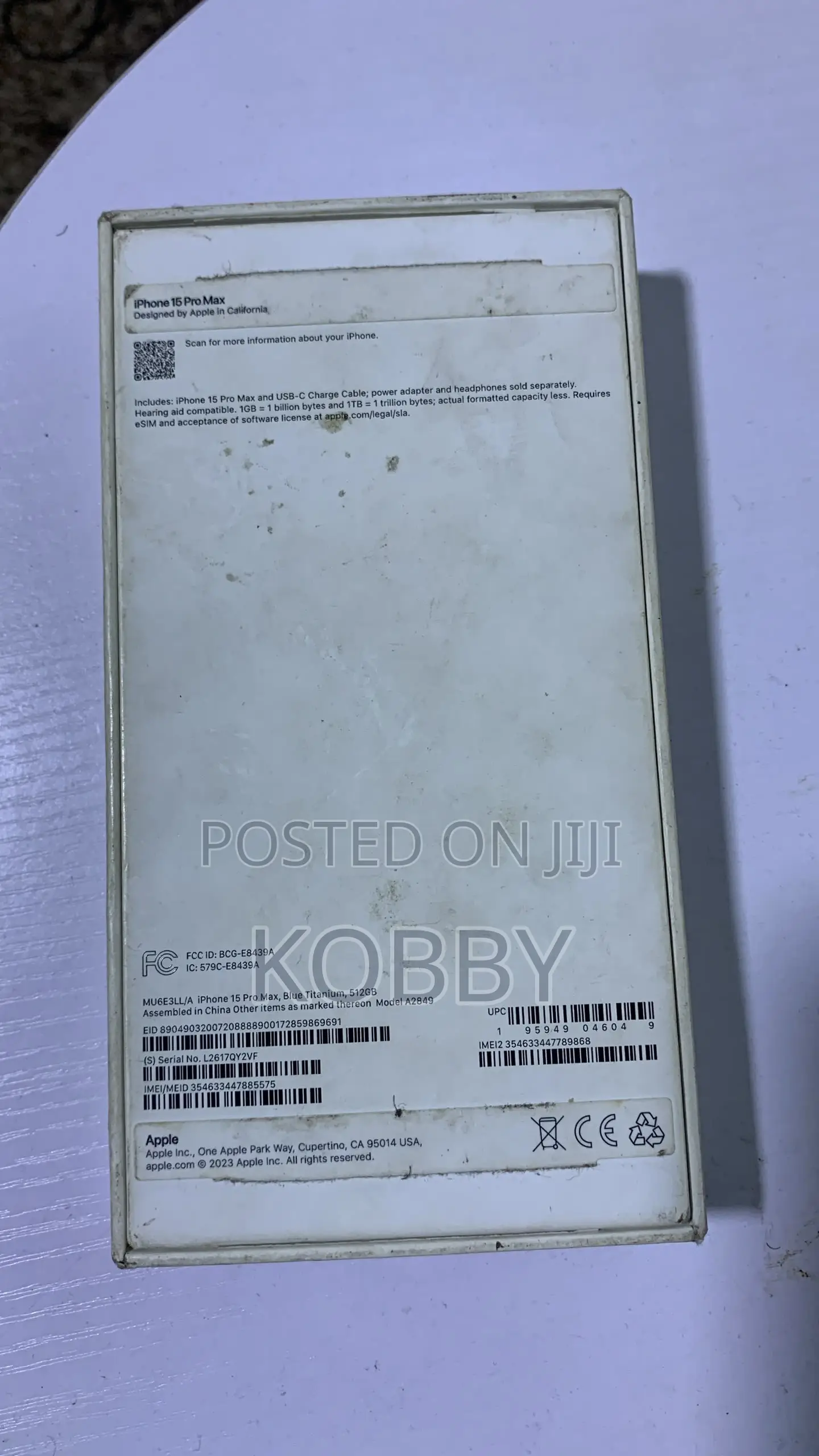 Apple iPhone 15 Pro Max 512 GB Blue