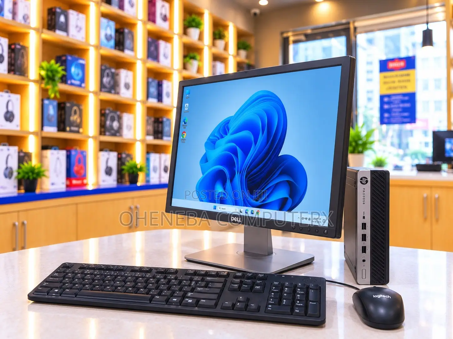 Desktop Computer HP ProDesk 600 G3 8GB Intel Core i5 SSD 256GB