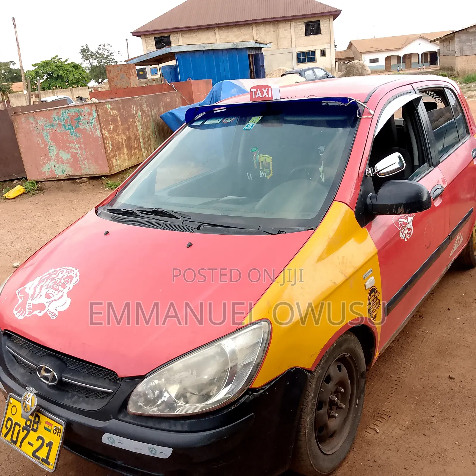 Hyundai Getz 2008 Red