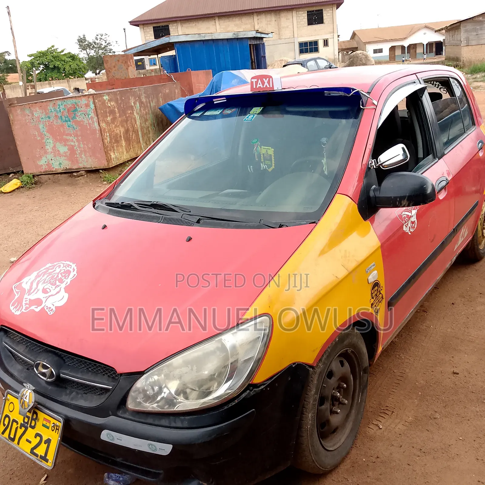 Hyundai Getz 2008 Red