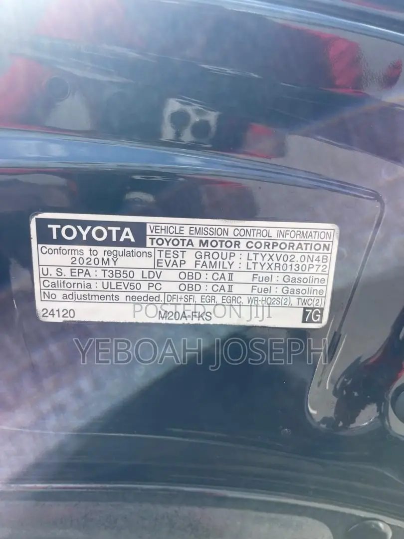 Toyota Corolla XSE 2020 Black