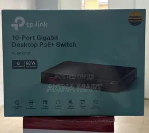 Tp Link 10-Port Gigabit Poe Switch TL-sg1210p