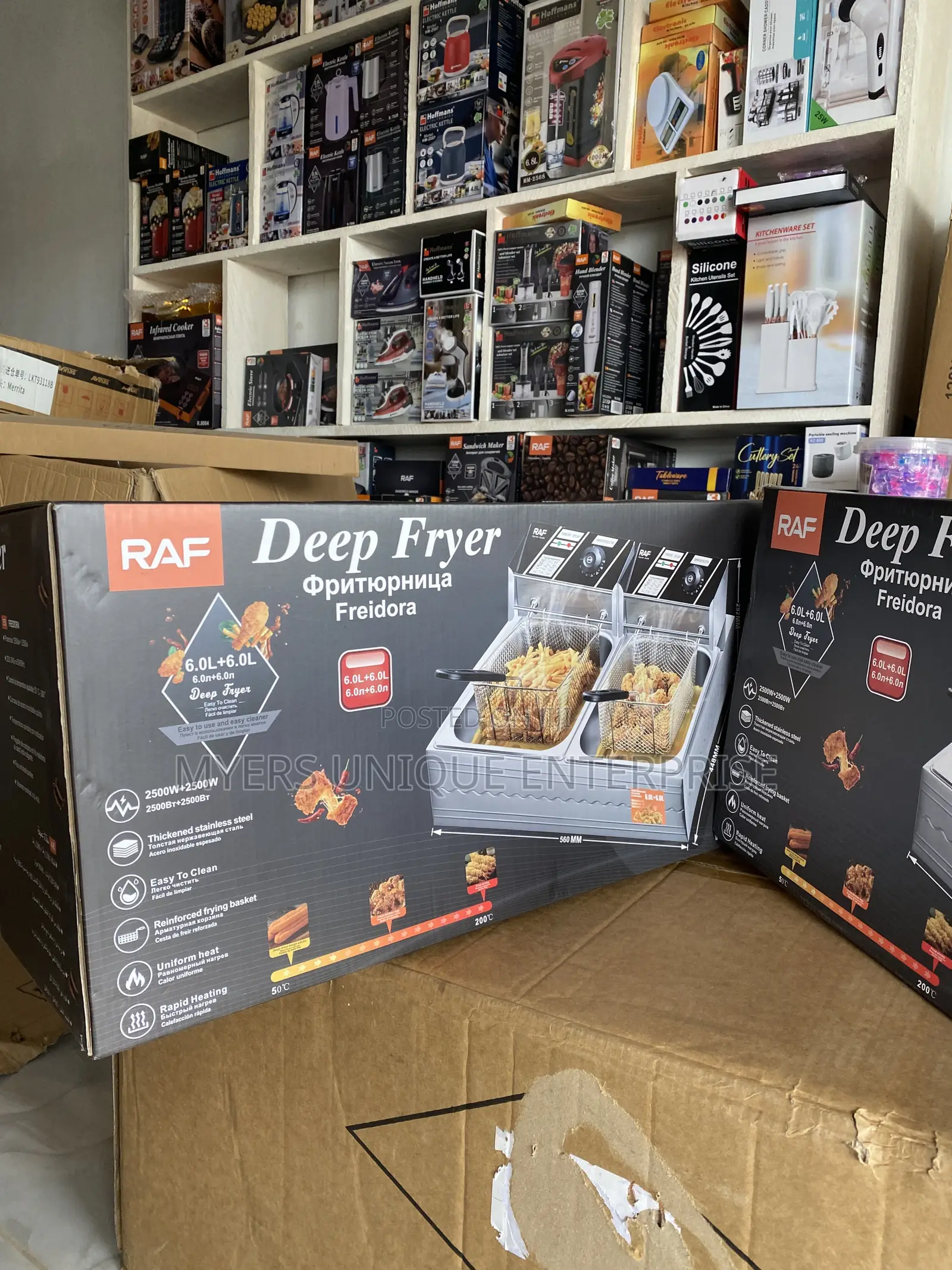 Easy to Clean 12l Double Deep Fryer/Raf