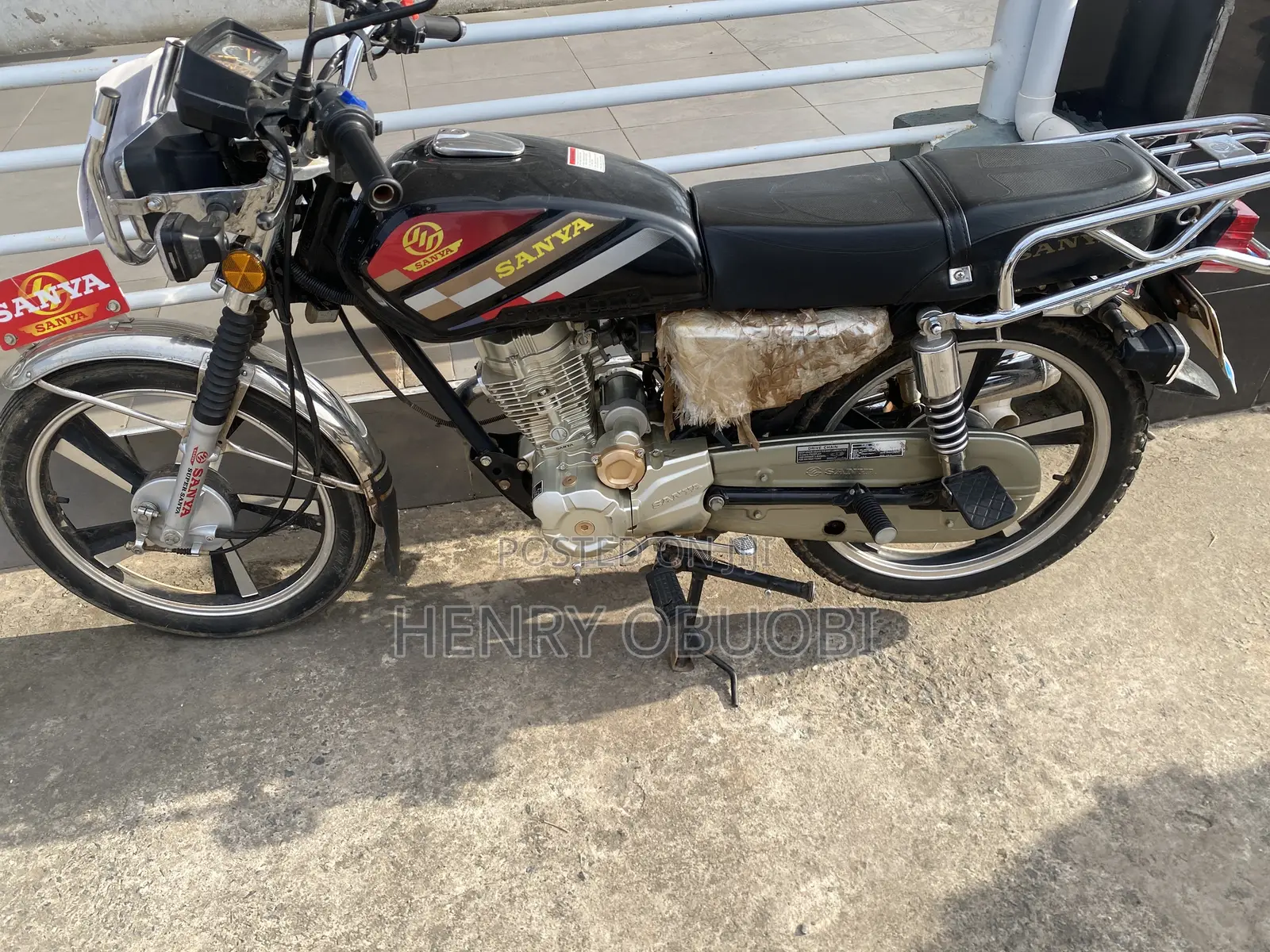 New Sanya SY125-A 2025 Black