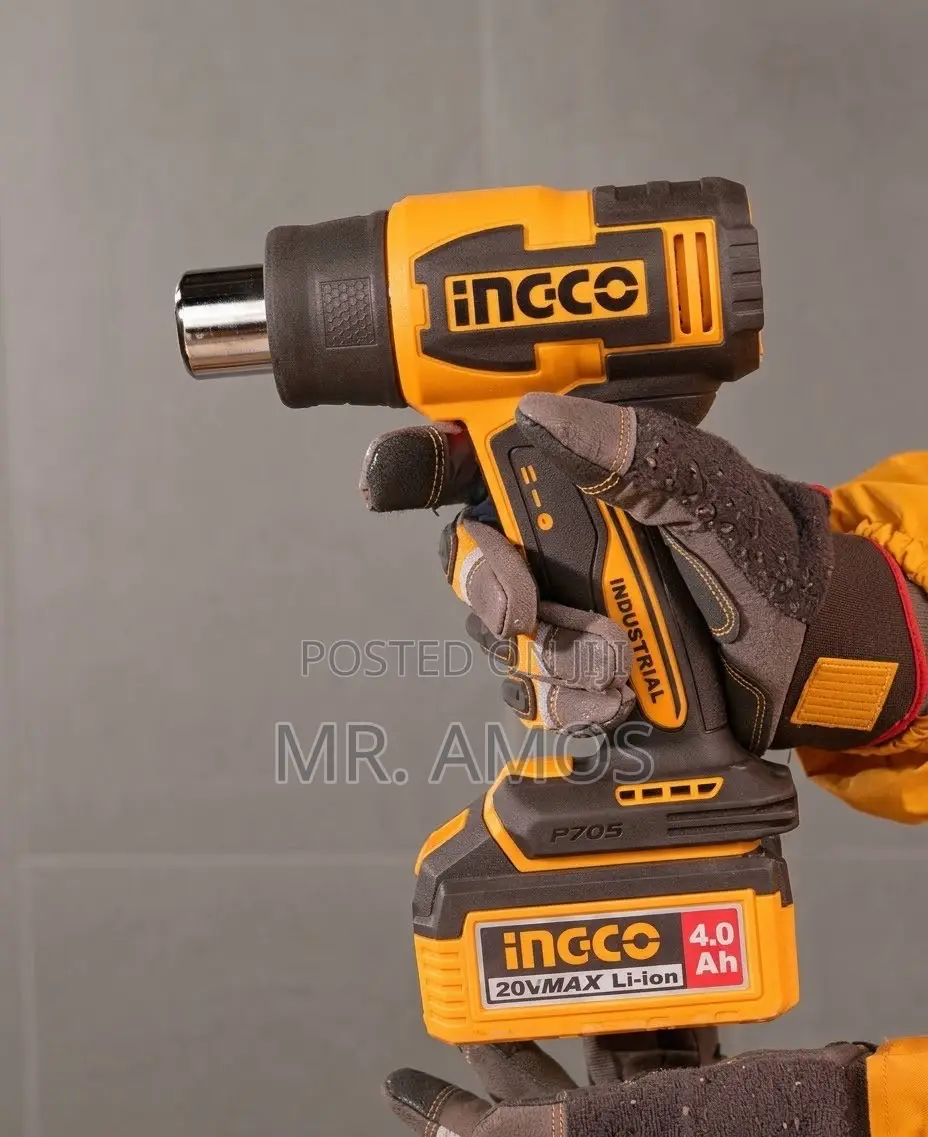 300/580 Degrees Cordless Heat Gun With 6 Accessories Incl. - HGLI20085