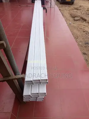 White Rain Gutters Down Pipes 3 Inch X 13 Ft for Sale
