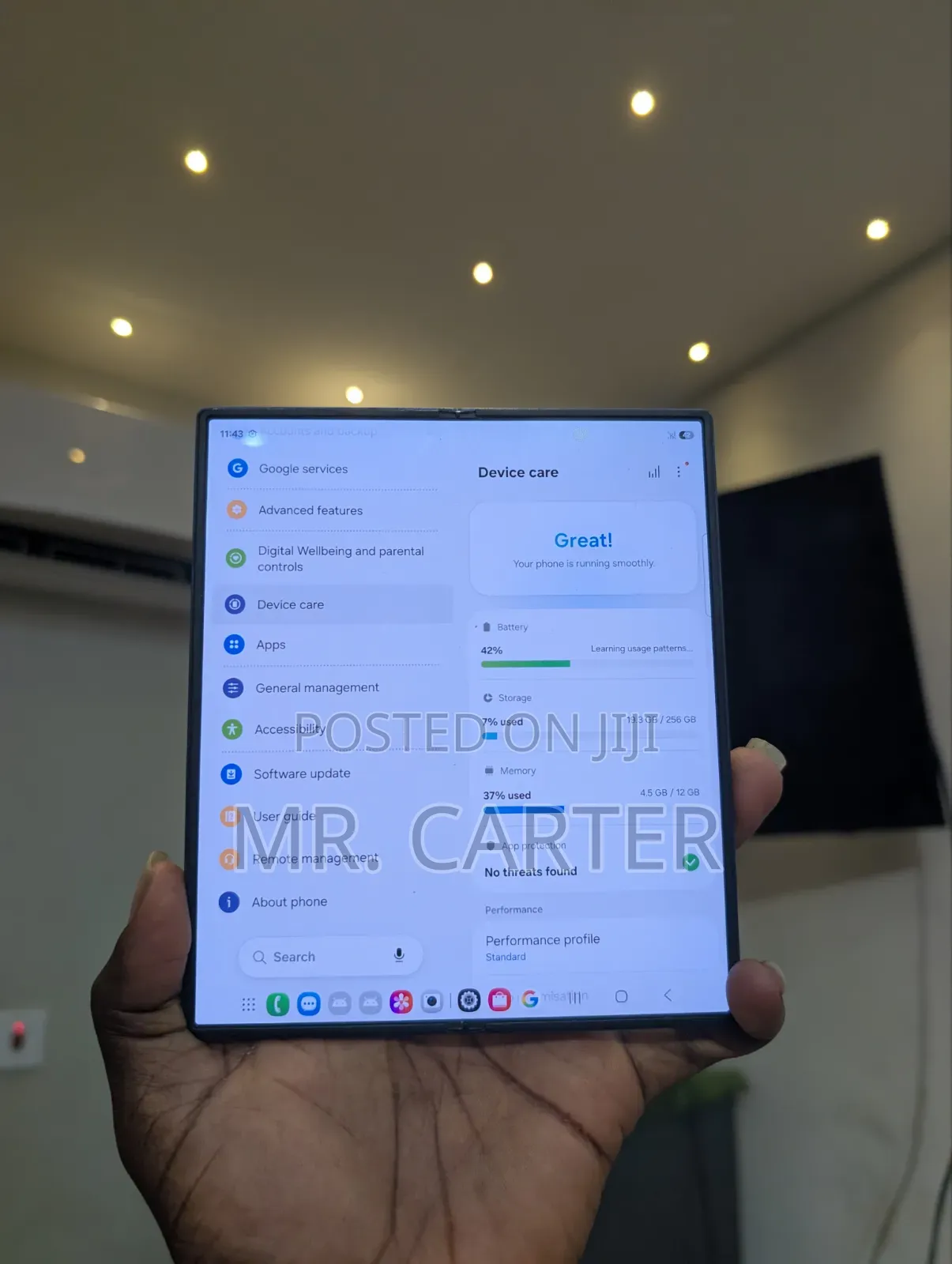 New Samsung Galaxy Z Fold6 256 GB Blue