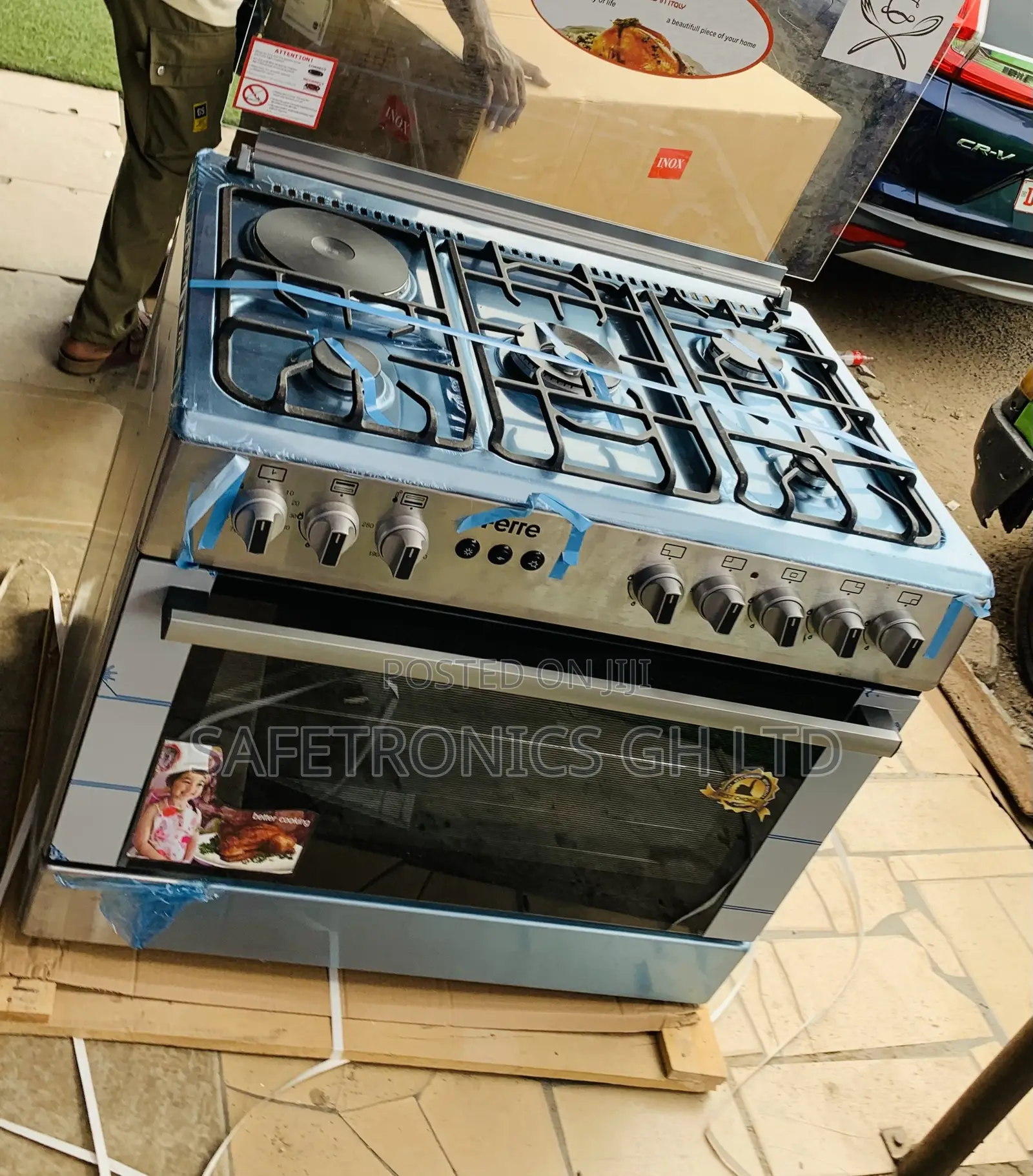 Shop the Perfect 1 Electric Ferre + 4 Gas Cooker Oven Grill 60x90