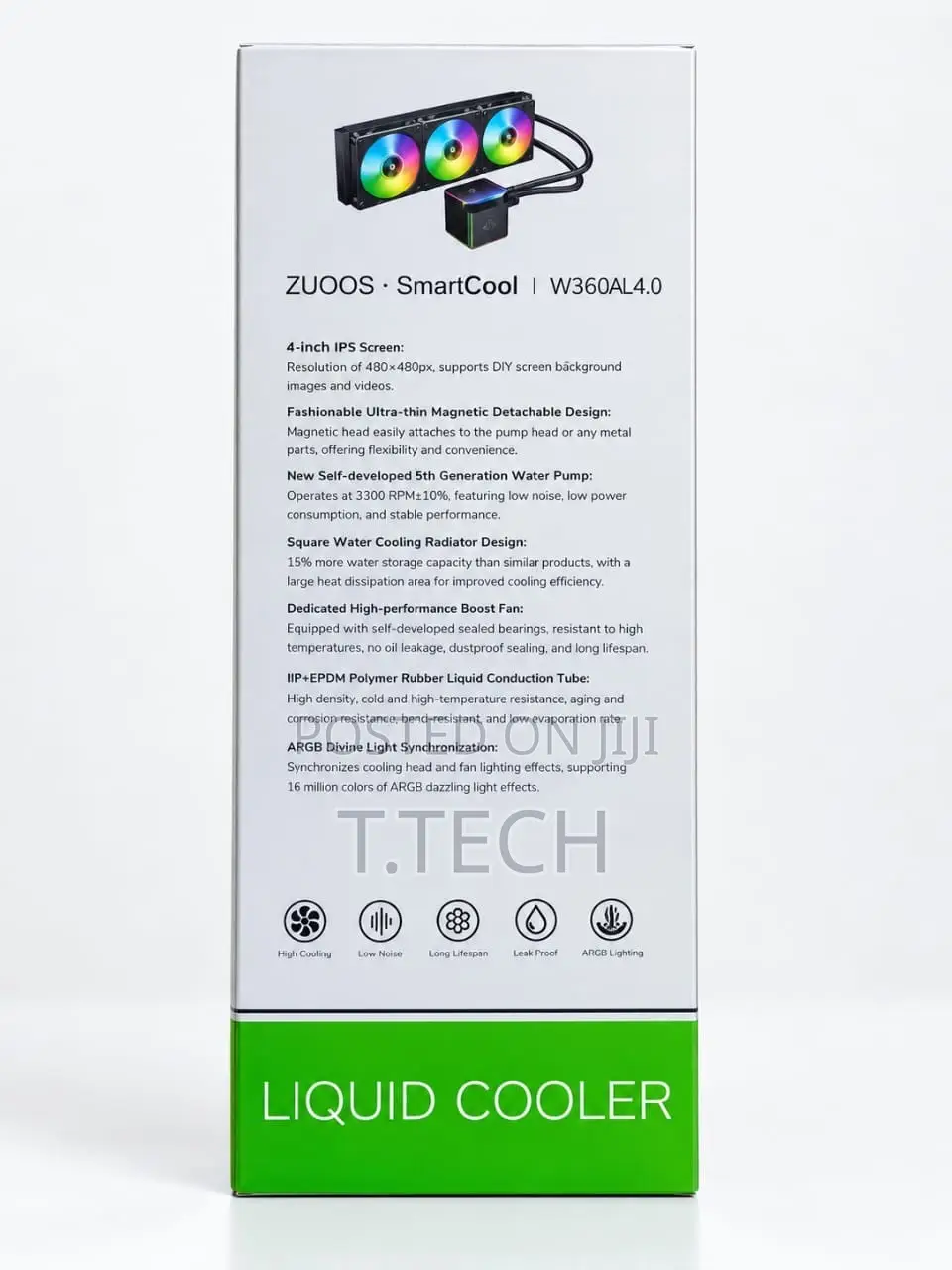 Acer 360mm CPU Liquid Cooler With Detachable LCD Screen