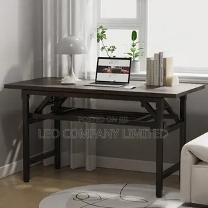 Foldable Computer Desk With Storage Shelve – Multipurpose Study Table