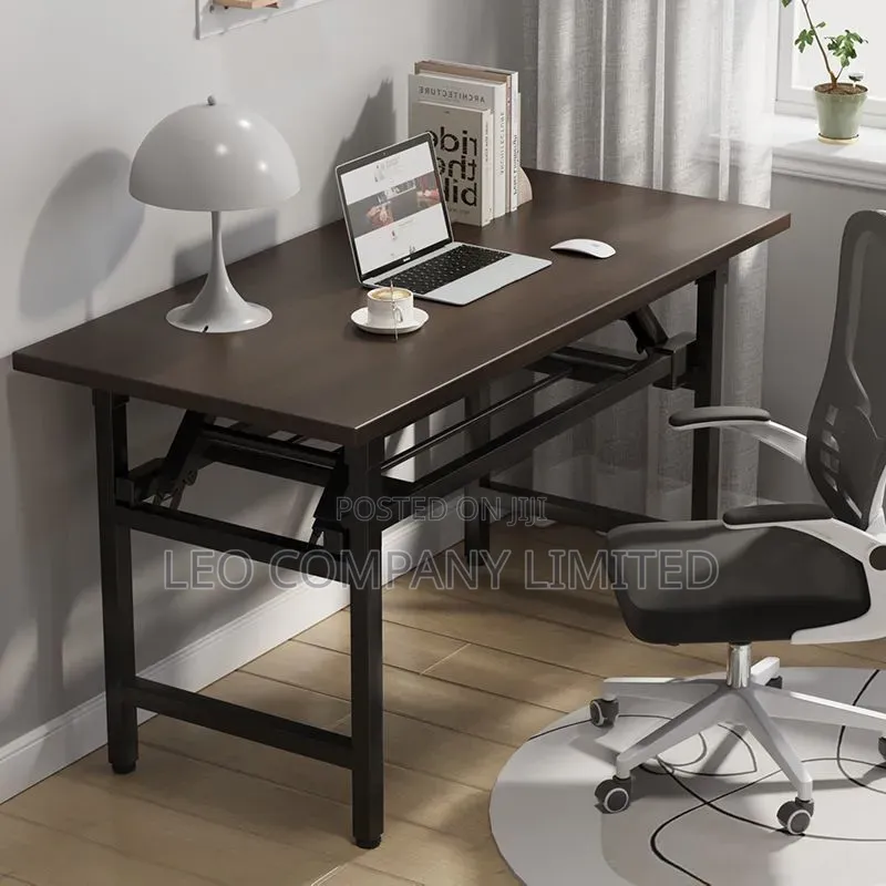 Foldable Computer Desk With Storage Shelve – Multipurpose Study Table