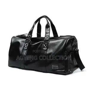 Genuine Leather Unisex Duffle Bag