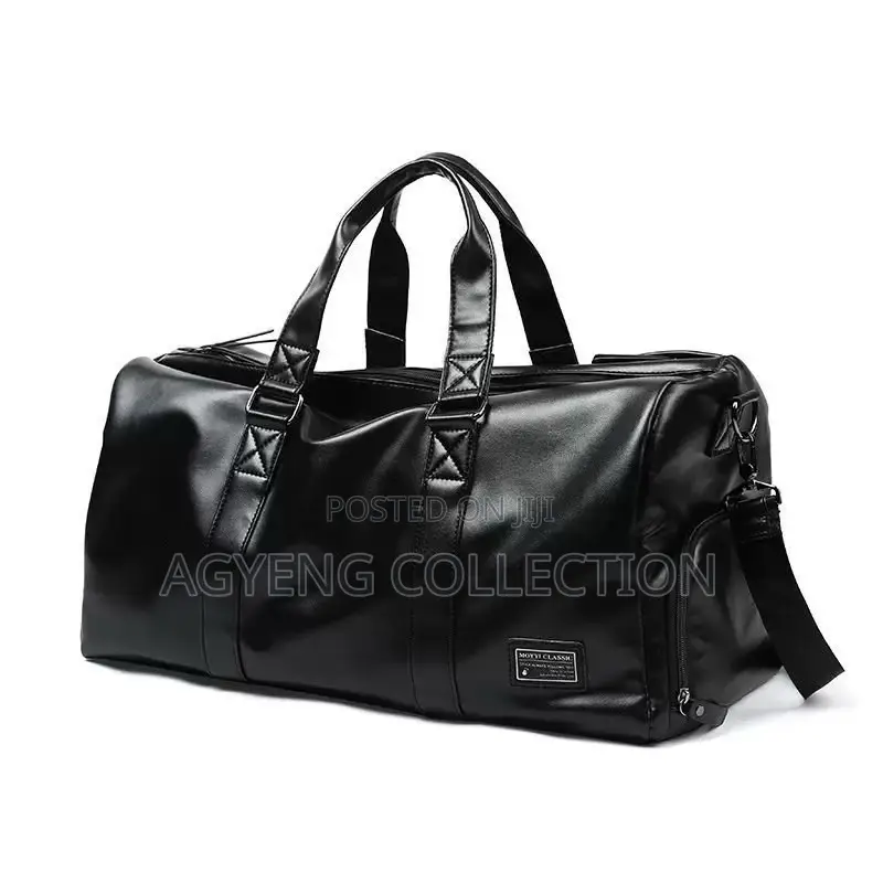 Genuine Leather Unisex Duffle Bag