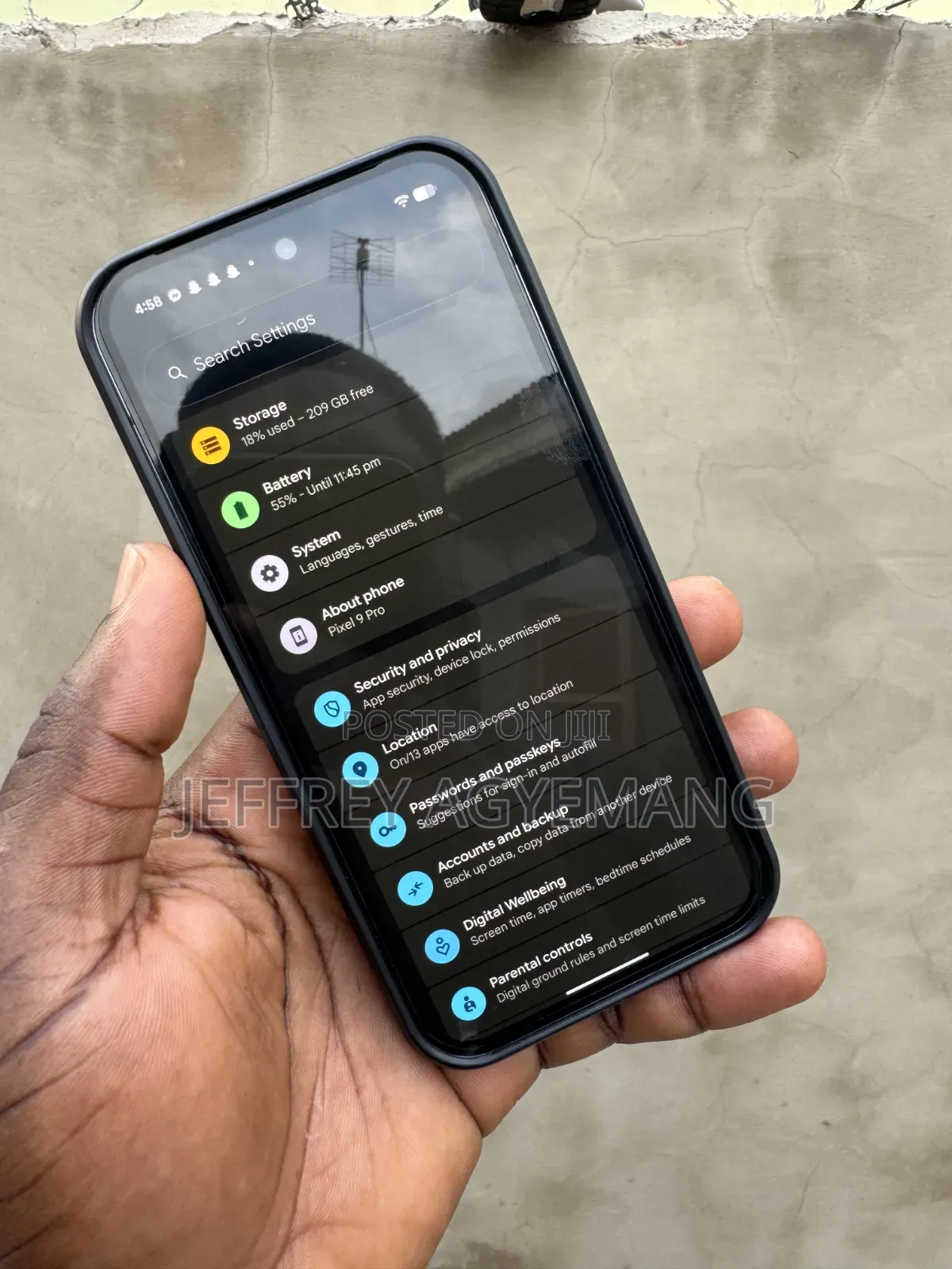 Google Pixel 9 Pro 256 GB Black