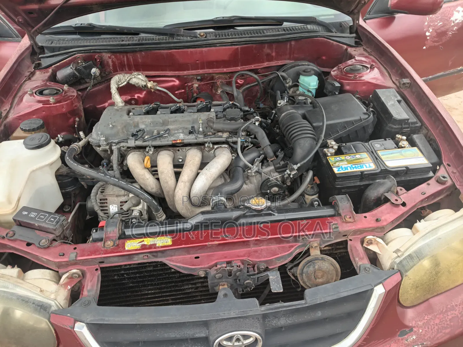 Toyota Corolla 1.8 Sedan Automatic 2002 Red