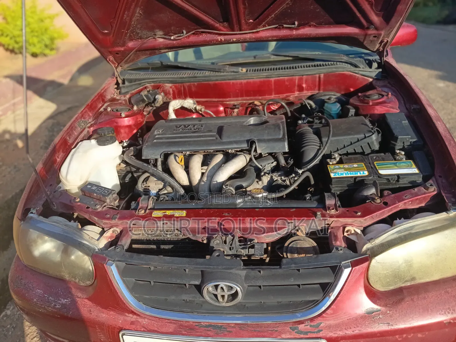 Toyota Corolla 1.8 Sedan Automatic 2002 Red