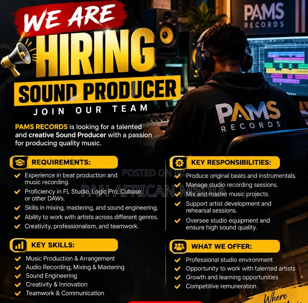 Music/Sound Producer Needed