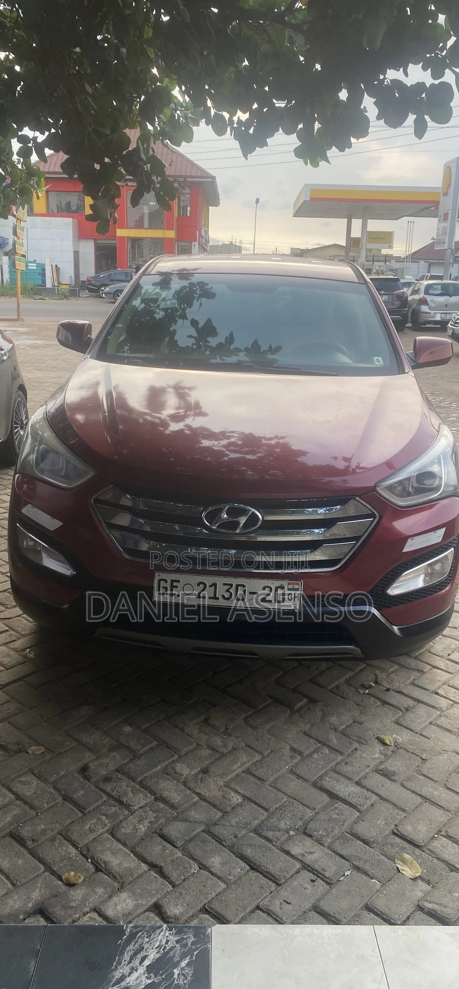Hyundai Santa Fe 2014 Red