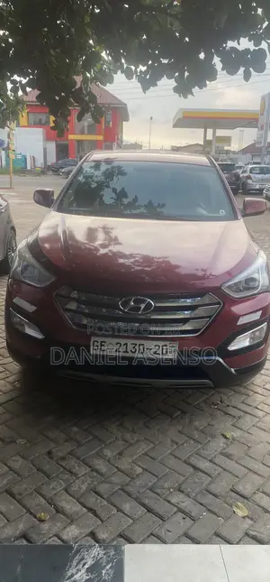 Hyundai Santa Fe 2014 Red