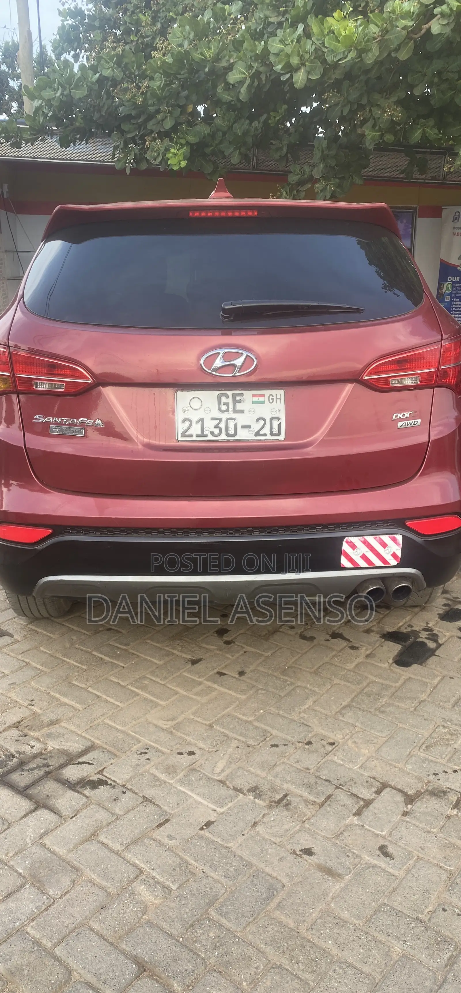 Hyundai Santa Fe 2014 Red