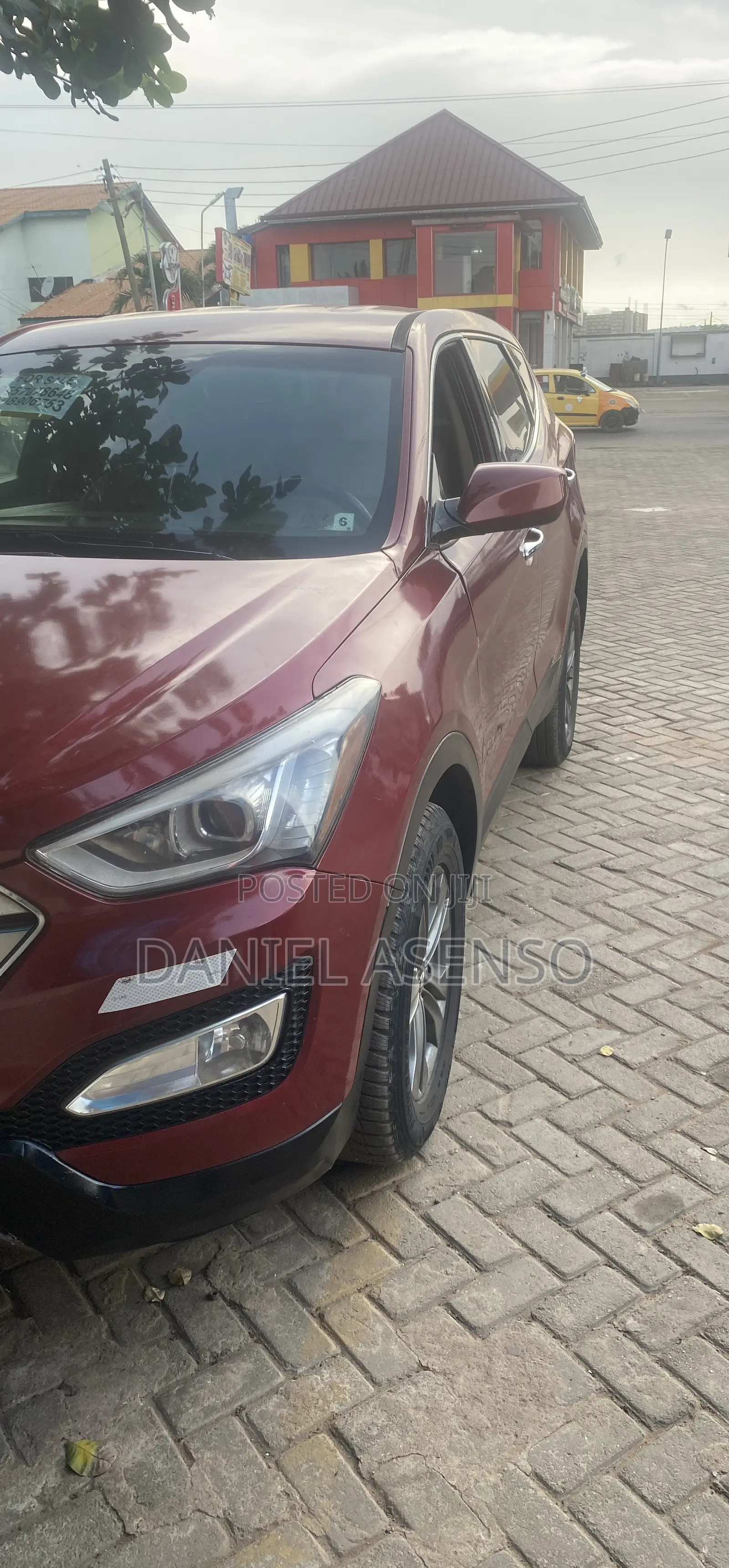 Hyundai Santa Fe 2014 Red