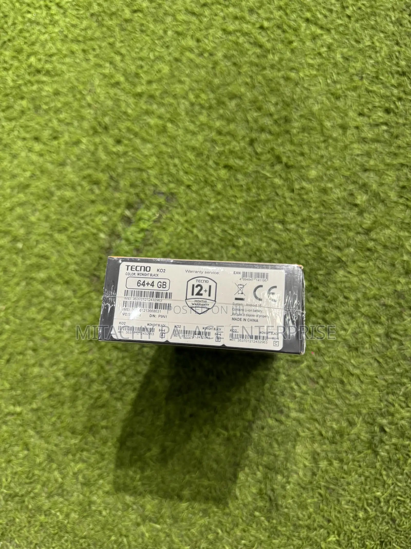 New Tecno Pop 20C 64 GB Black