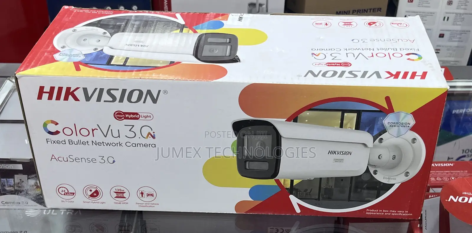HIKVISION ColorVu 3.0 Fixed Bullet Network Camera DS-2CD2T47G3-LIY