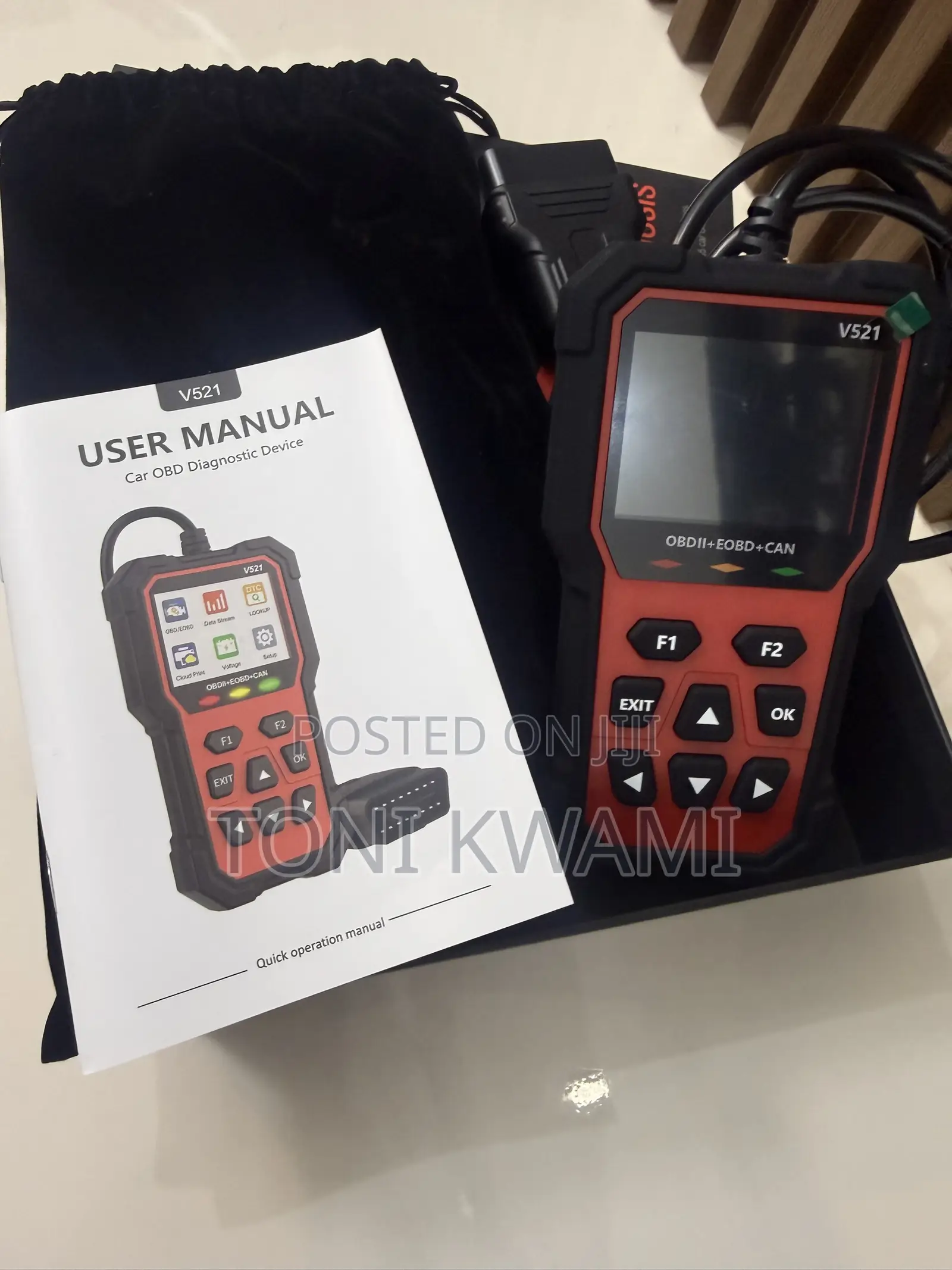 V521 OBD2 Car Diagnostic Scanner – Check Engine Code Reader & Eraser