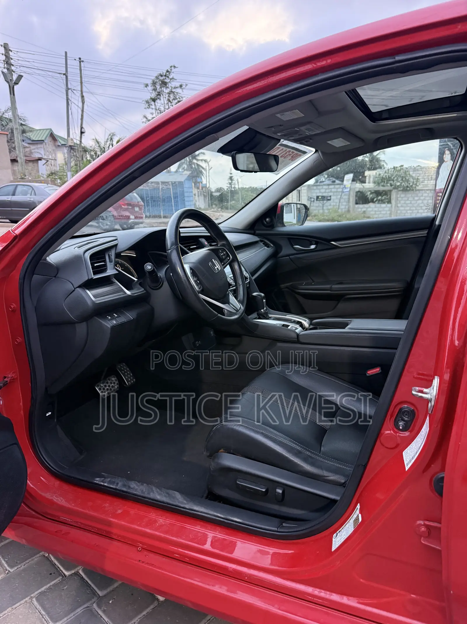 Honda Civic Touring Sedan 2020 Red