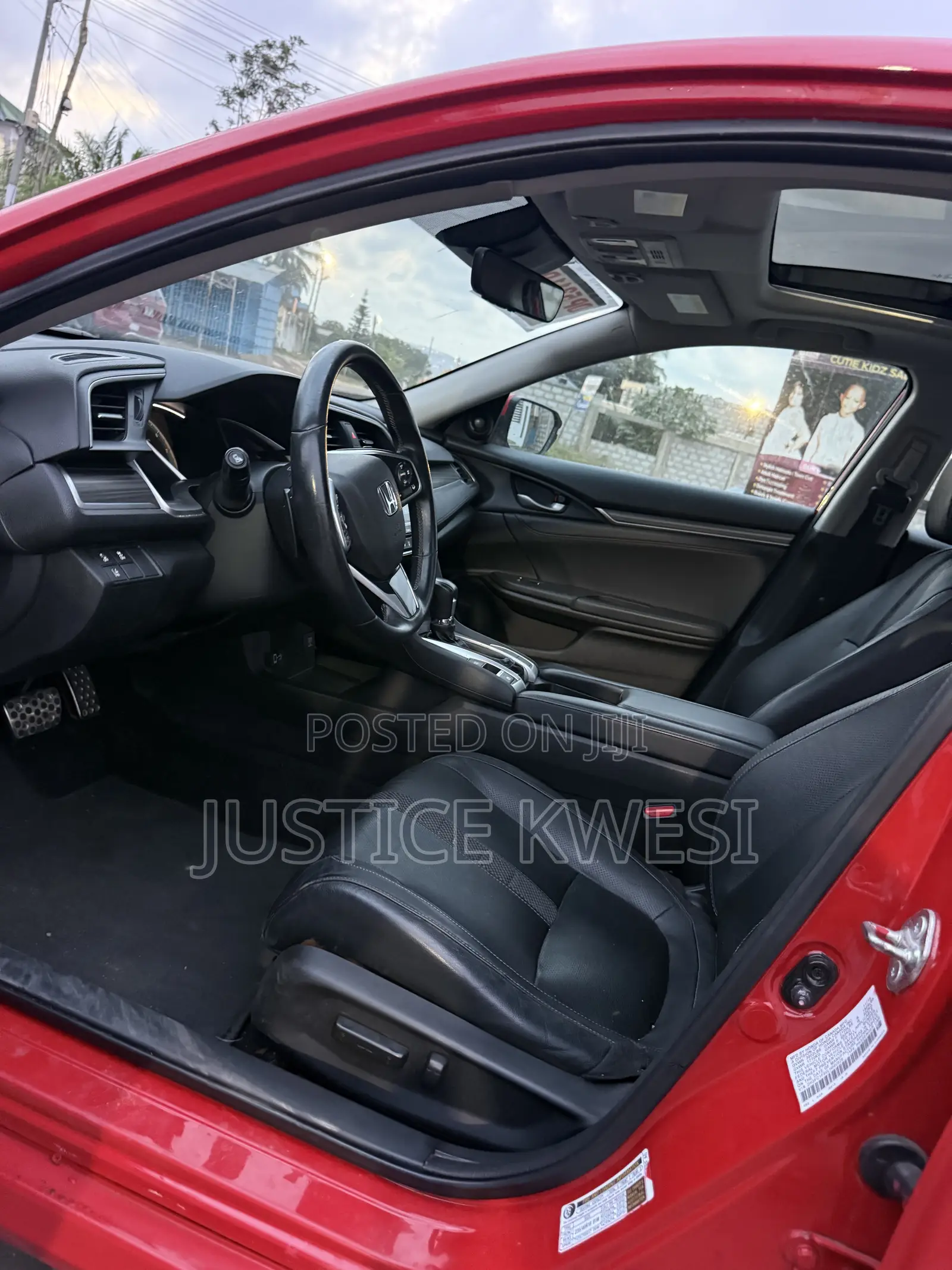 Honda Civic Touring Sedan 2020 Red