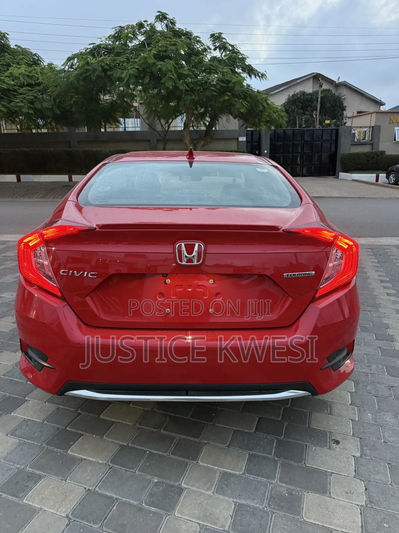 Honda Civic Touring Sedan 2020 Red