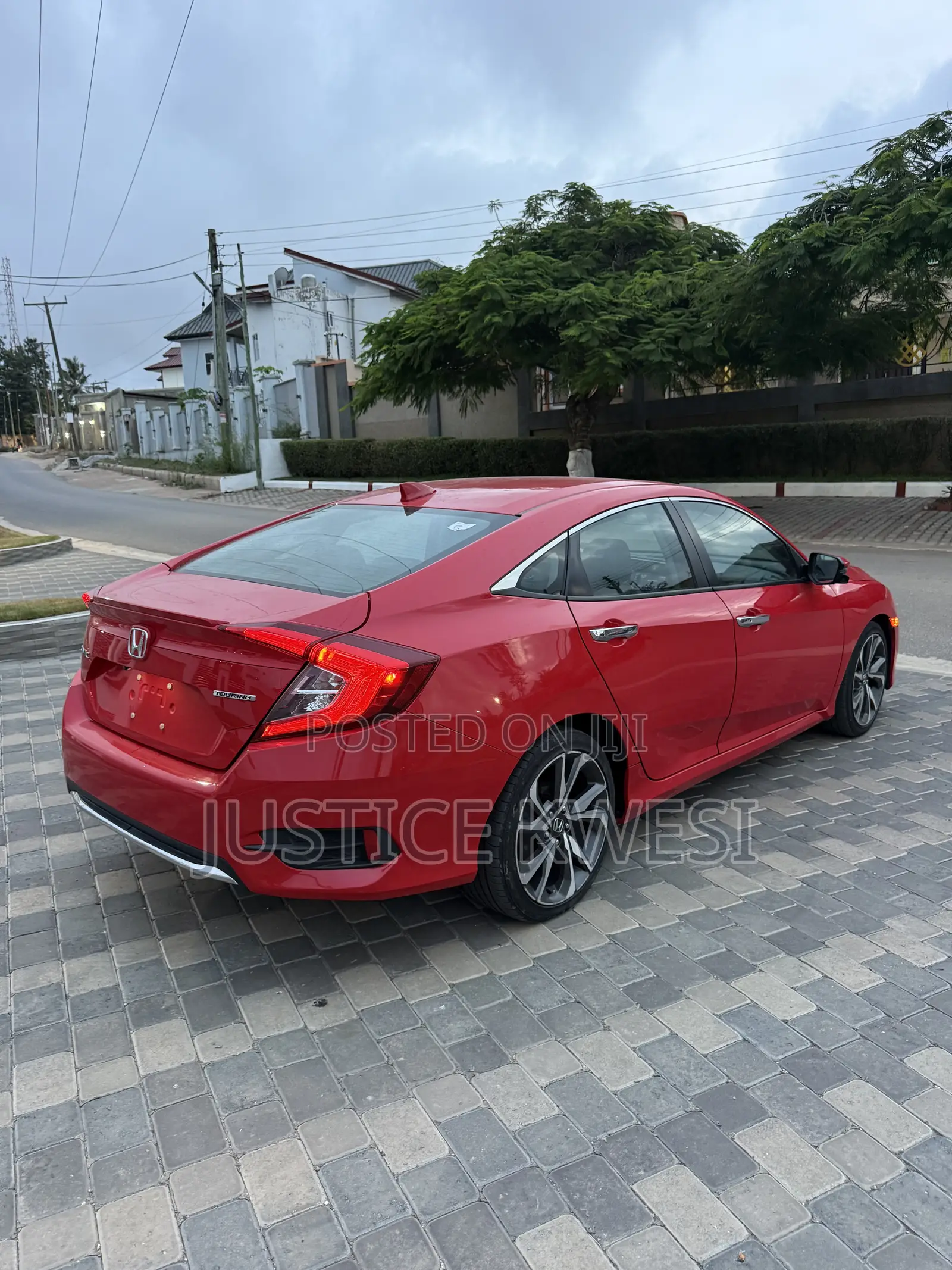 Honda Civic Touring Sedan 2020 Red