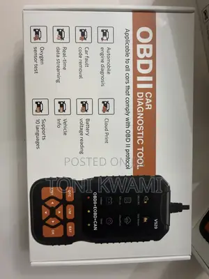 V520 OBD2 Car Fault Code Reader and Clearer, Plug and Play