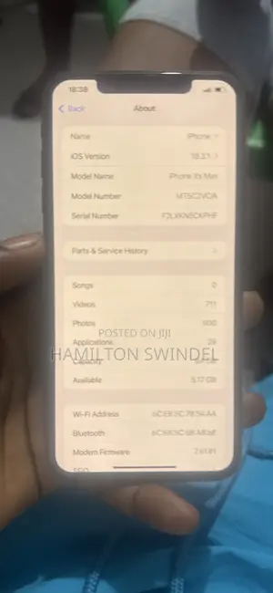 Apple iPhone XS Max 64 GB Black