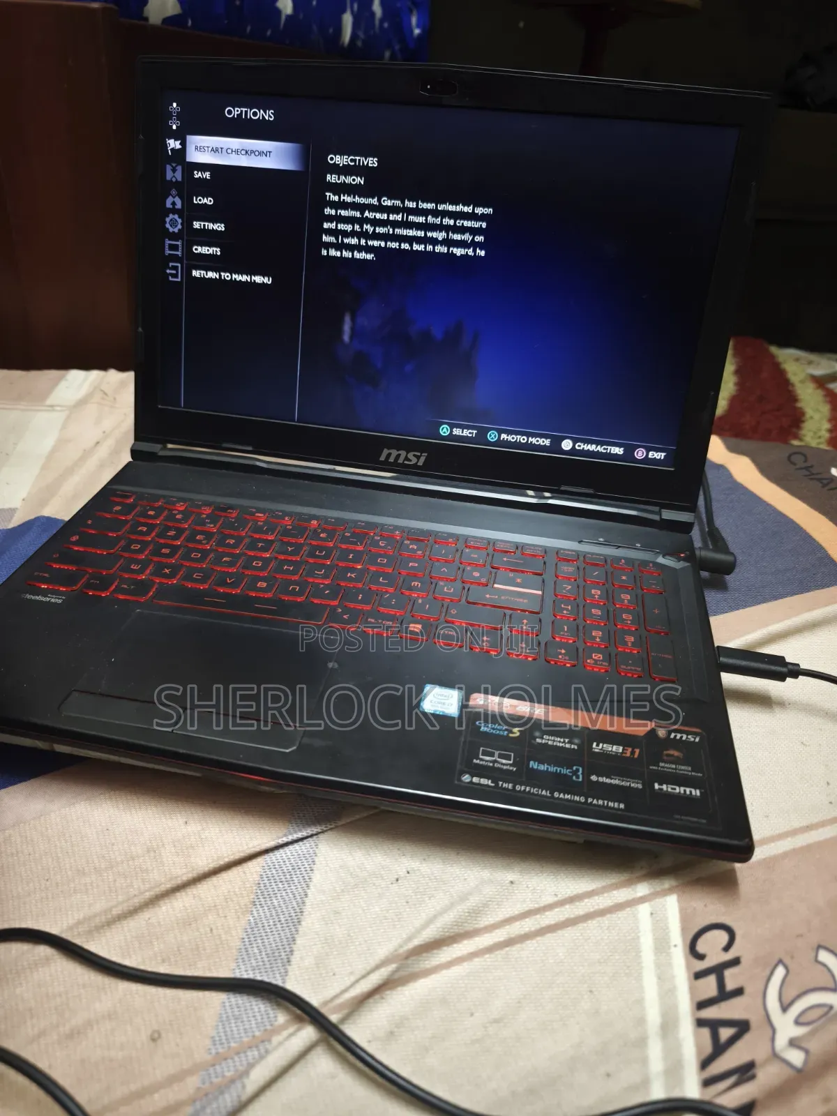 Laptop MSI GF63 16GB Intel Core i7 HDD+SSD 1.5T