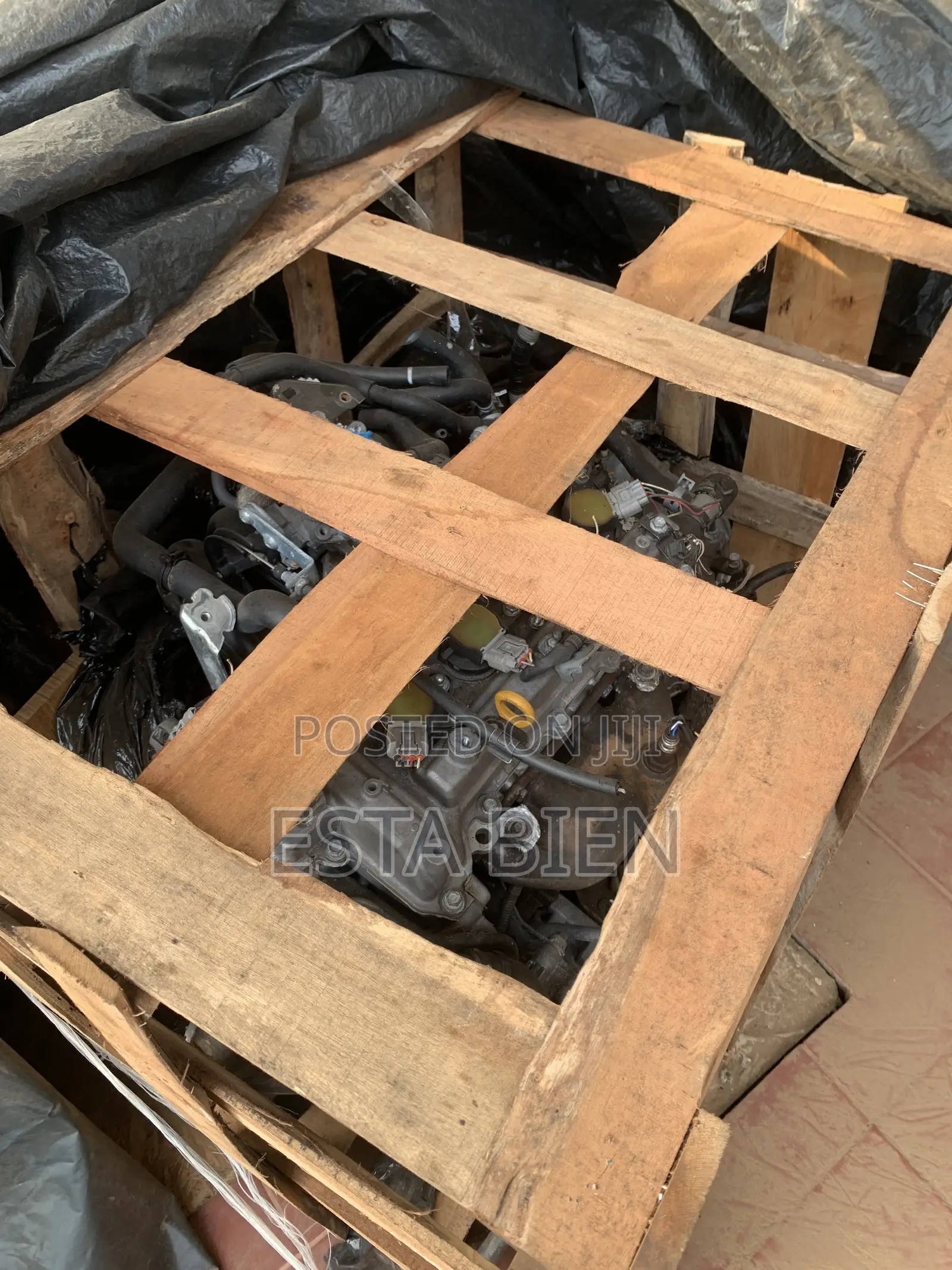 Toyota Vitz Engine With Gearbox Complete