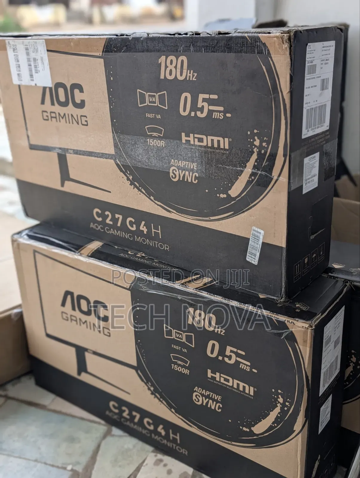 AOC 27 Inch Curved Gaming Monitor FHD 1920×1080 Monitor HDMI 2.0 180hz