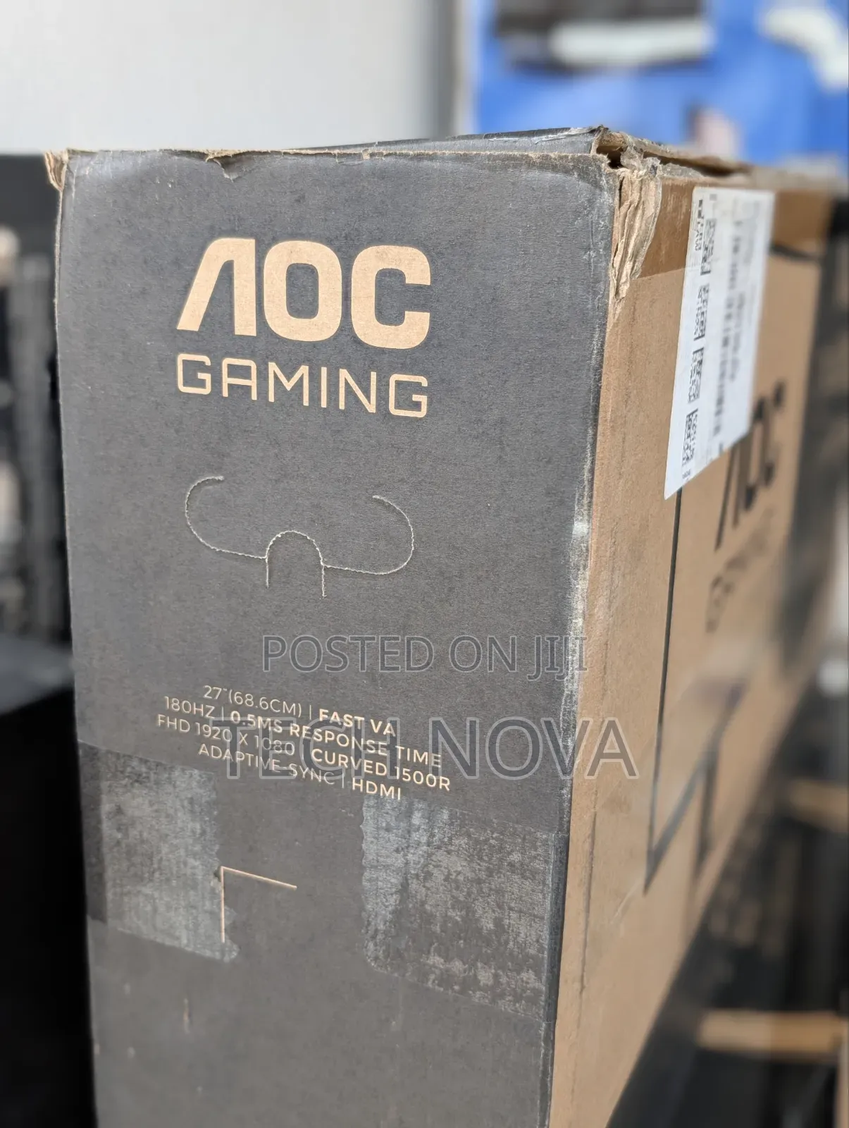 AOC 27 Inch Curved Gaming Monitor FHD 1920×1080 Monitor HDMI 2.0 180hz