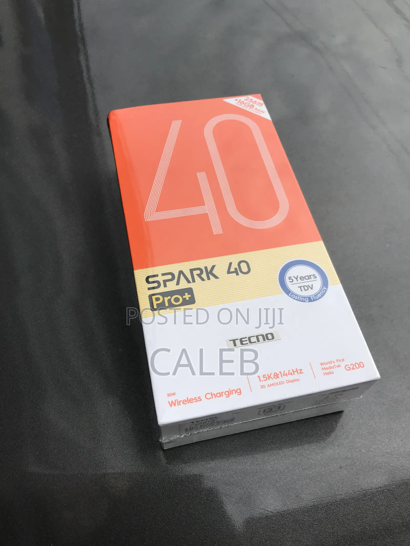 New Tecno Spark 40 Pro+ 256 GB Black
