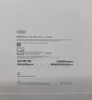 New Apple iPad Pro 13 (2025) 256 GB Black