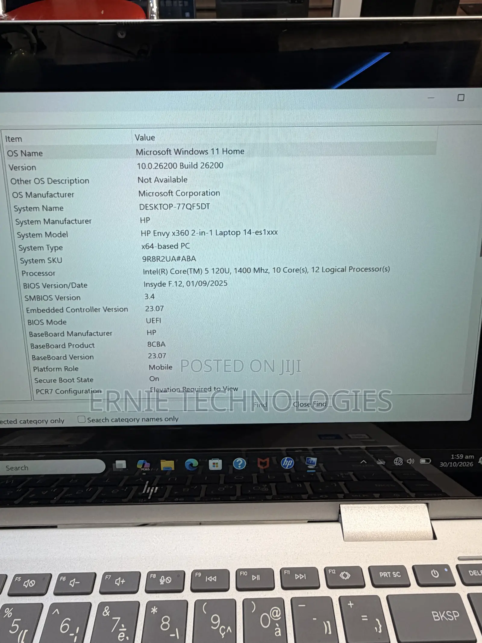 Laptop HP Envy 14 8GB Intel Core 5 SSD 512GB