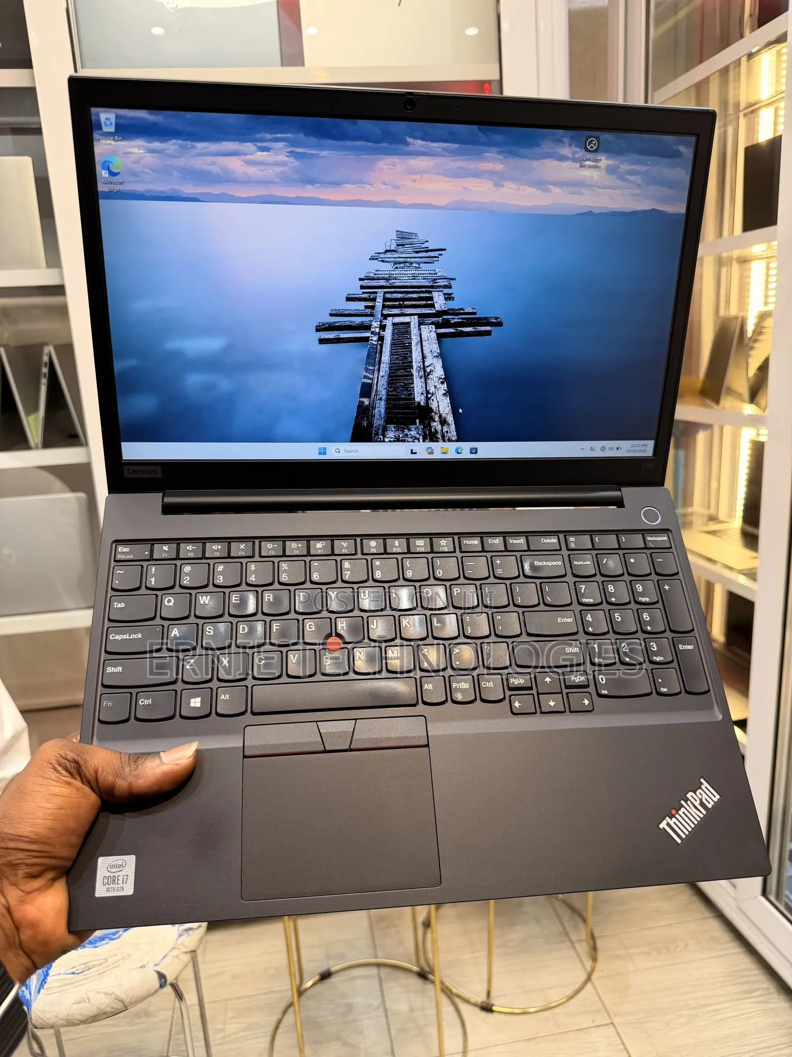 Laptop Lenovo ThinkPad E15 8GB Intel Core i7 SSD 256GB