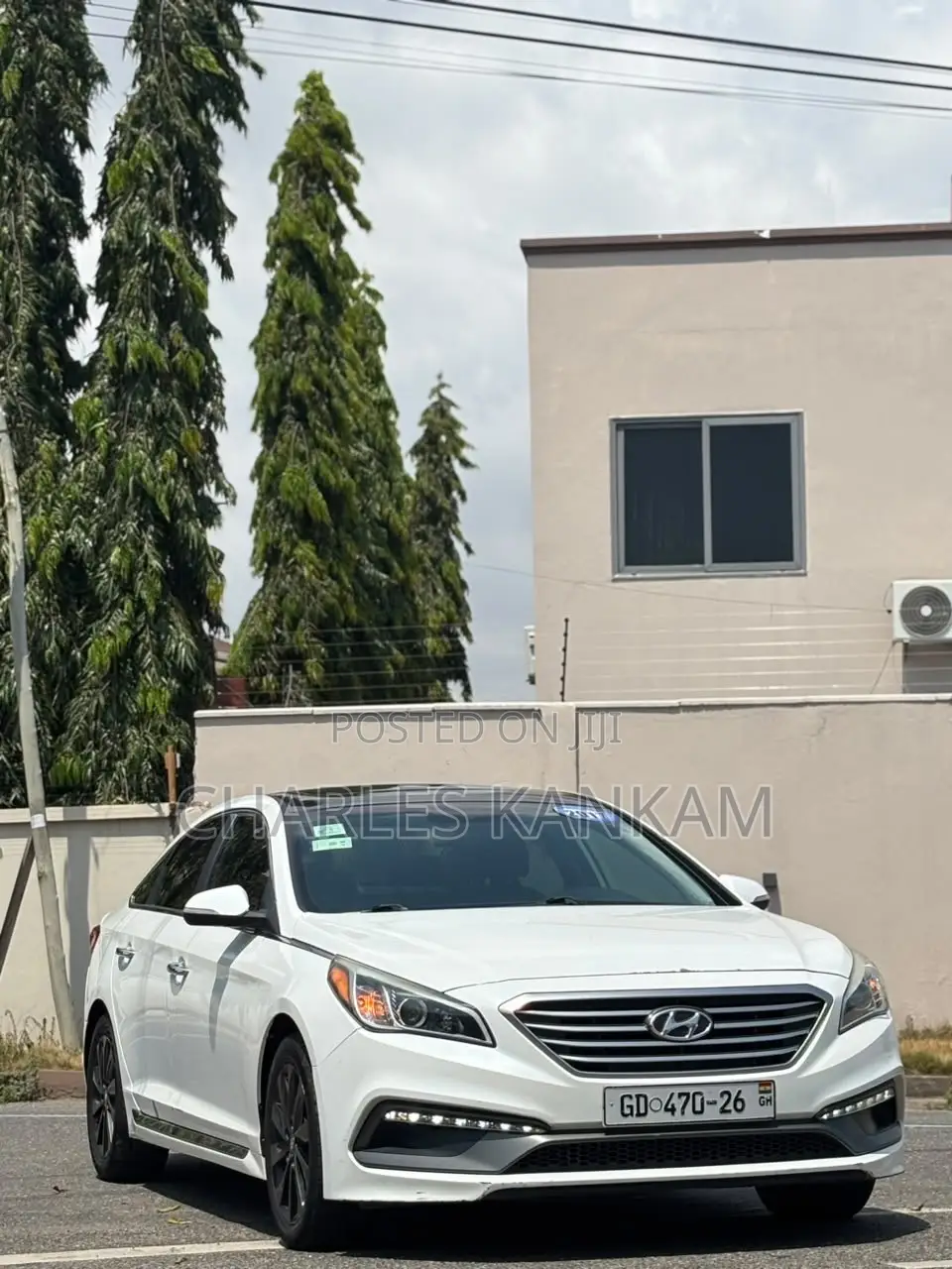 Hyundai Sonata Limited 2.0T Seban (2.0L 4cyl 6A) 2017 White