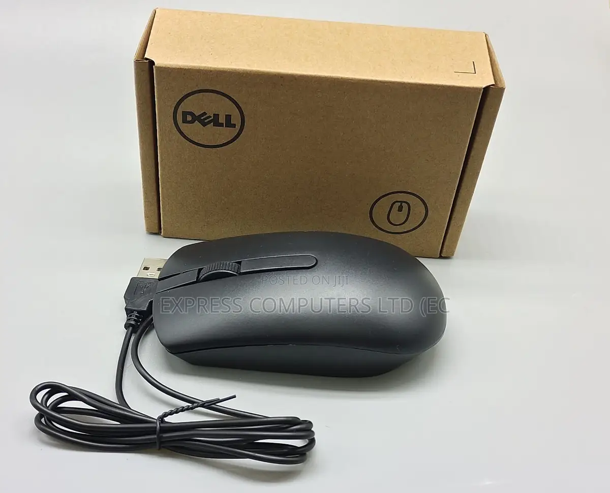 Dell ORIGINAL Wired Mouse MS116-BK Black USB Wired, Cable, From