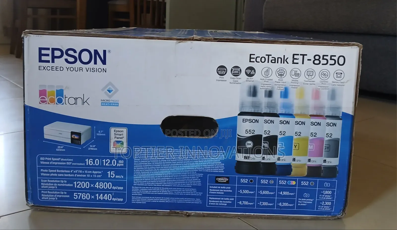 Epson EcoTank Photo ET-8550 - Brand New