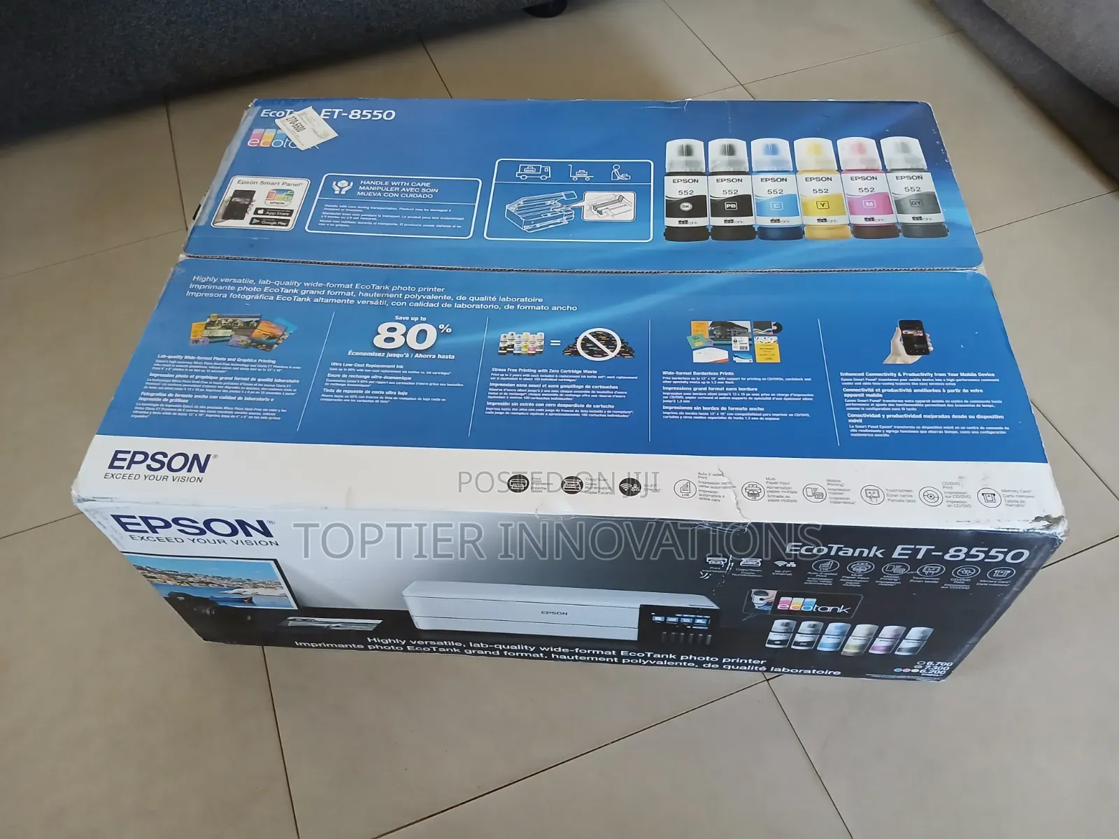 Epson EcoTank Photo ET-8550 - Brand New