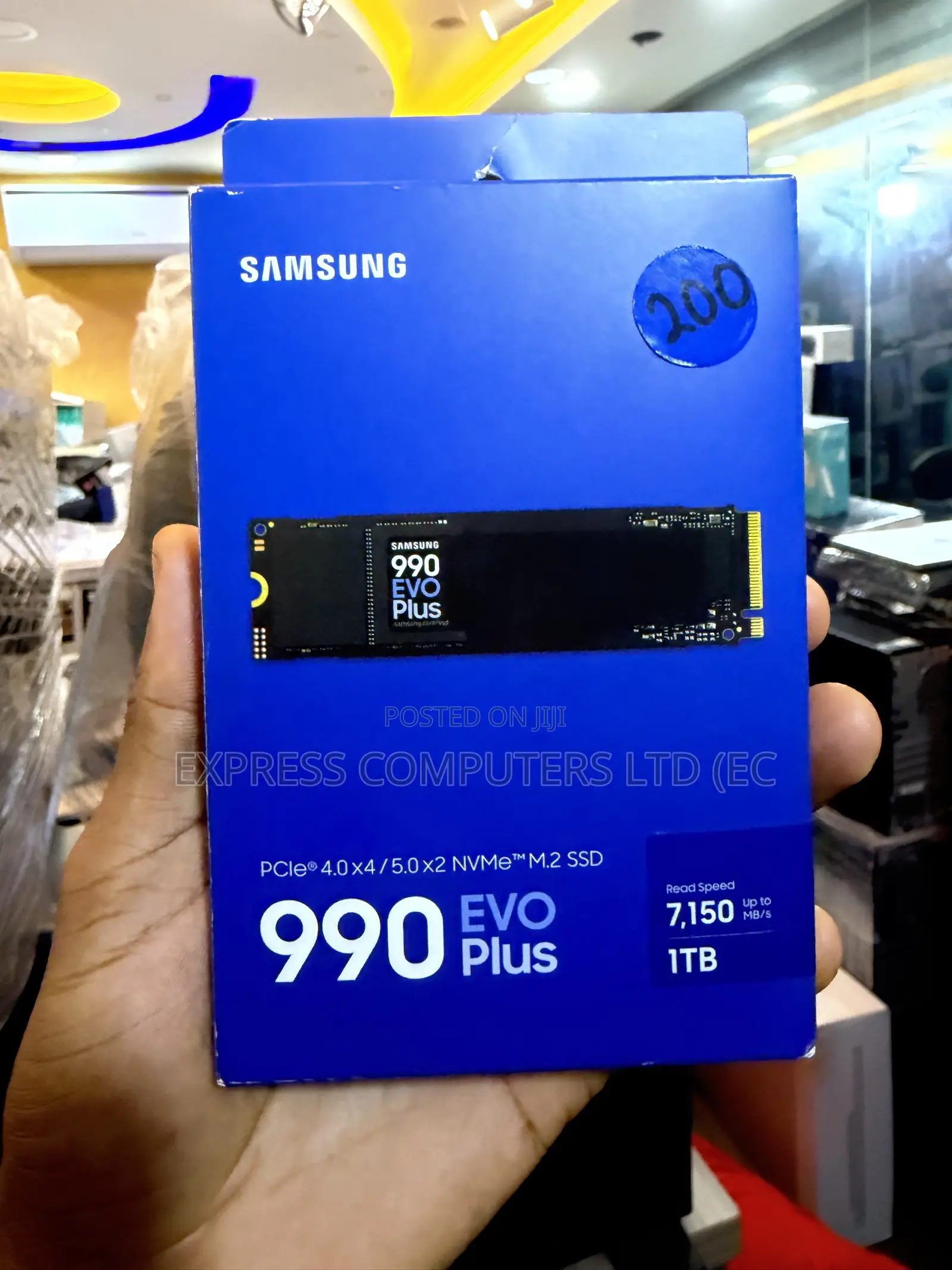 Samsung SSD 990 EVO Plus 1TB,PCIe Gen 4x4 | 5x2 M MB/s