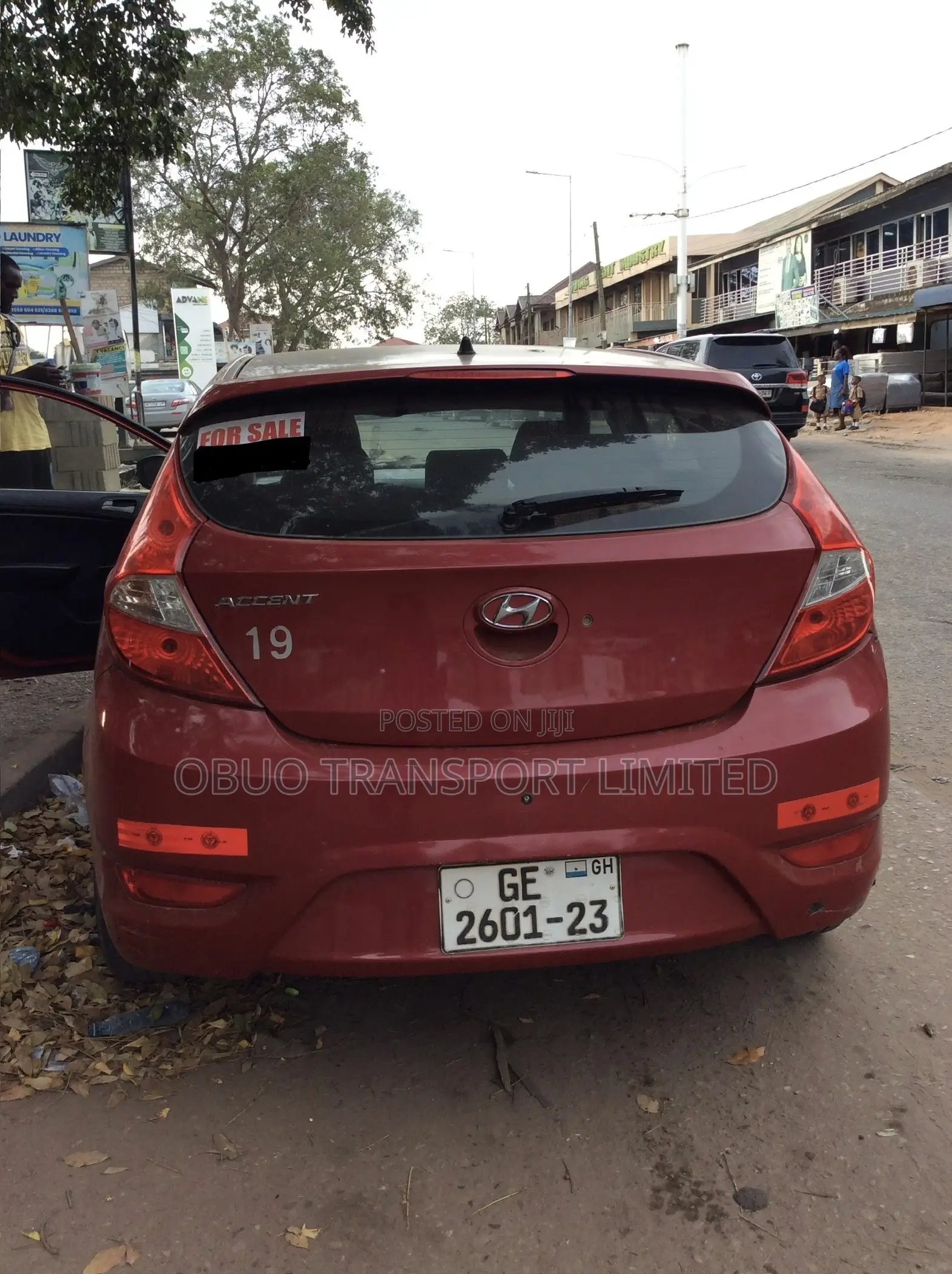 Hyundai Accent 2012 Red