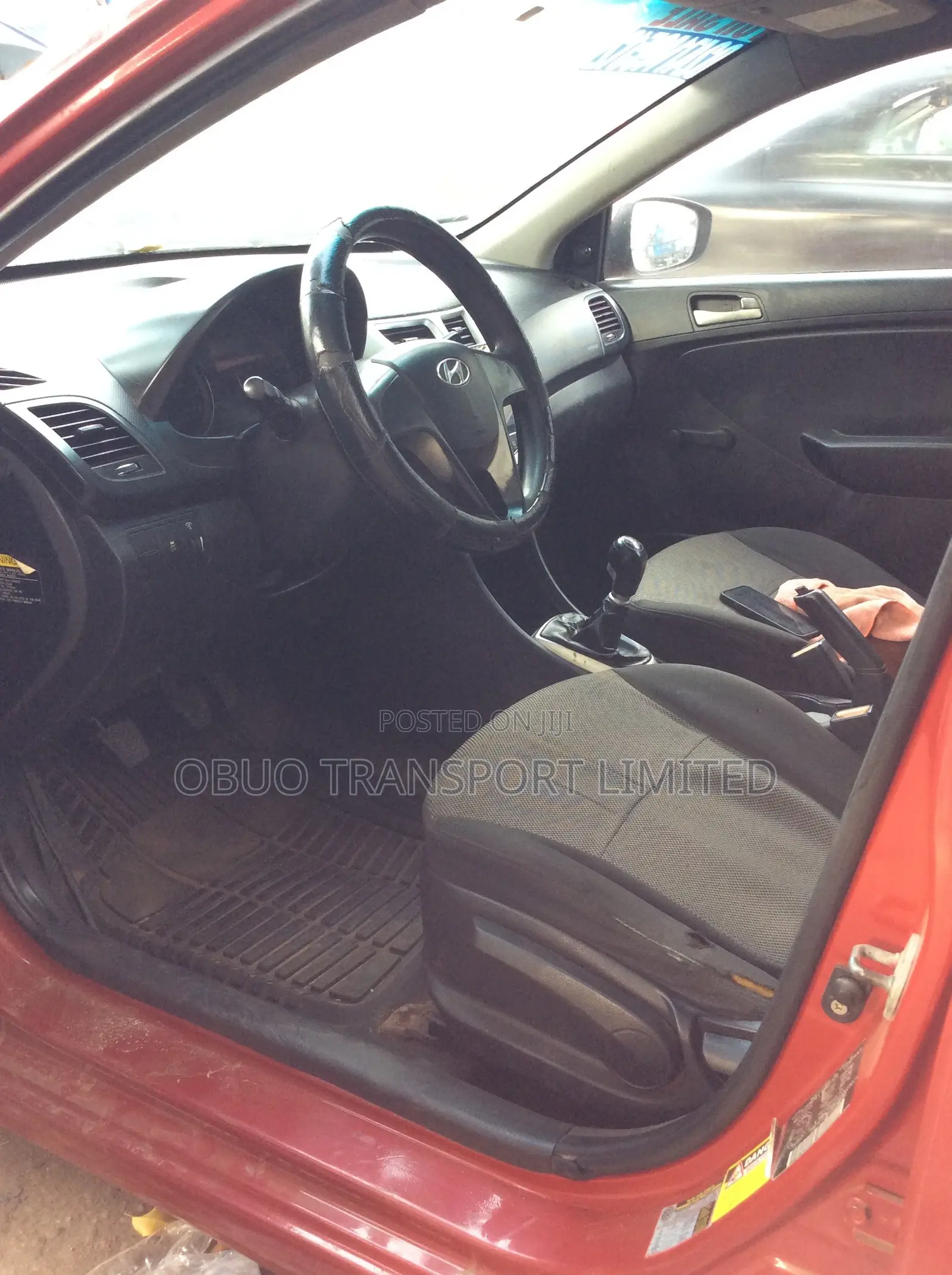 Hyundai Accent 2012 Red